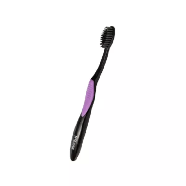 Periuță de dinți Irisana cu carbon activ, medio