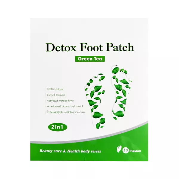 Plasturi Detoxifiere Green Tea 10 bucăţi / cutie  (4398)