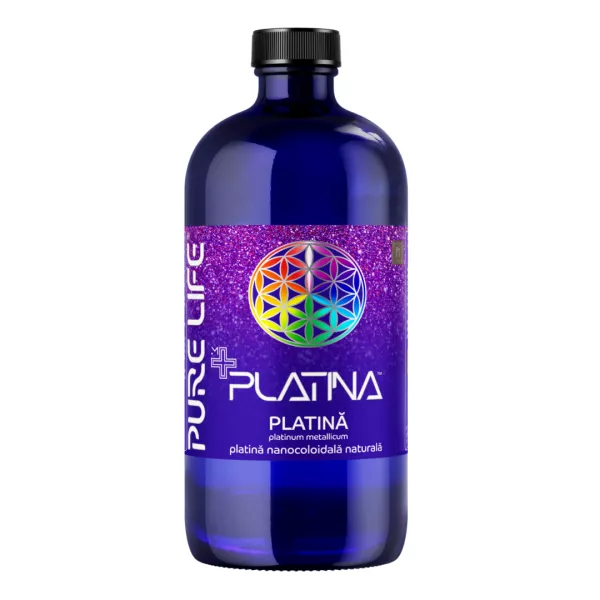 Minerale nanocoloidale - PLATINA™ 21ppm 240 ml cu măsură gradată, edera.ro