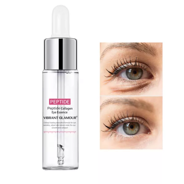 Anti-aging (riduri) - Ser pentru ochi cu peptide de colagen și acid hyaluronic 15 ml, edera.ro