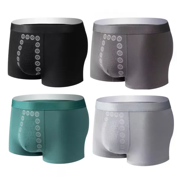 Set 4 Perechi Chiloți Bărbați din Modal cu Turmalină &ndash; Confort Complet XL