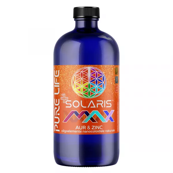 Sănătate intimă bărbaţi - SOLARIS™ MAX Au & Zn 77ppm 480 ml  (4433), edera.ro