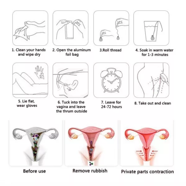 ﻿Tampon Intim Detoxifiant 1 bucată