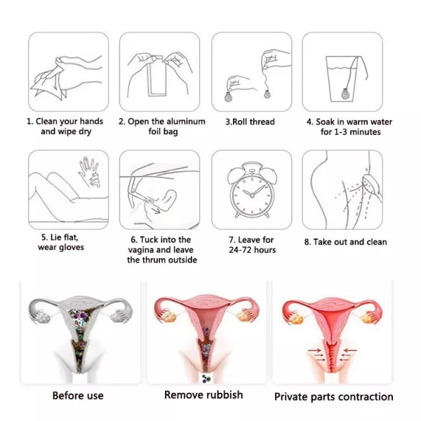 Tampon Vaginal 3 bucăți