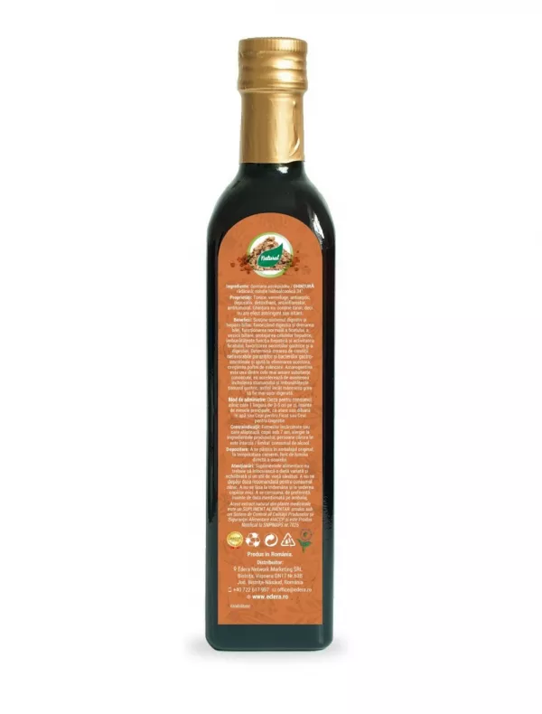 Afecţiuni Gastro-Intestinale / Paraziţi - Tinctură de Ghinţură 500 ml (3461), edera.ro