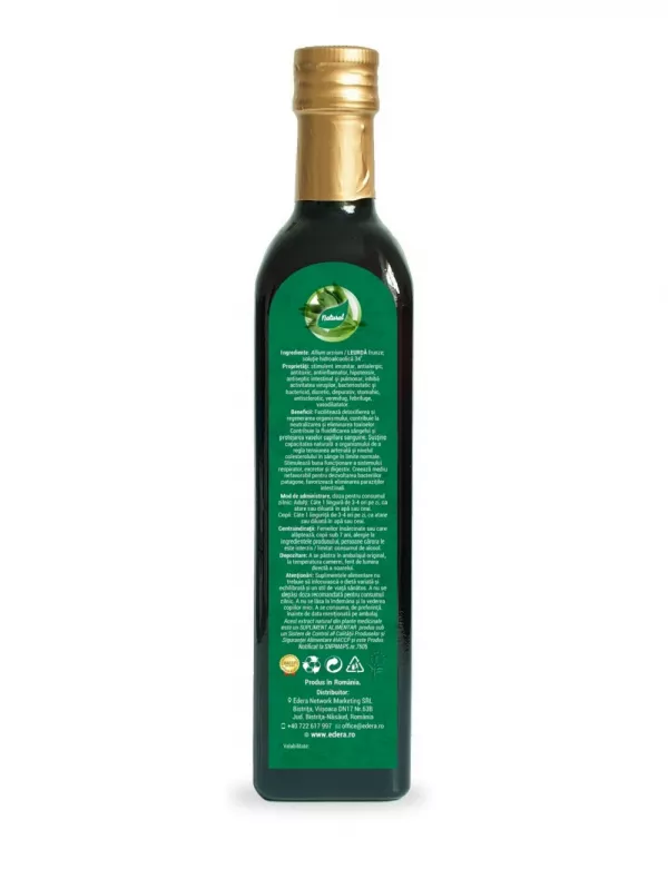 Afecţiuni Gastro-Intestinale / Paraziţi - Tinctură de Leurdă 500 ml (3731), edera.ro