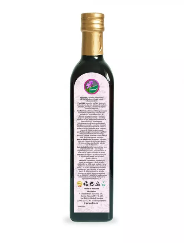 Tincturi  - Tinctură de Năpraznic (Geranium Robertianum) 500 ml, edera.ro