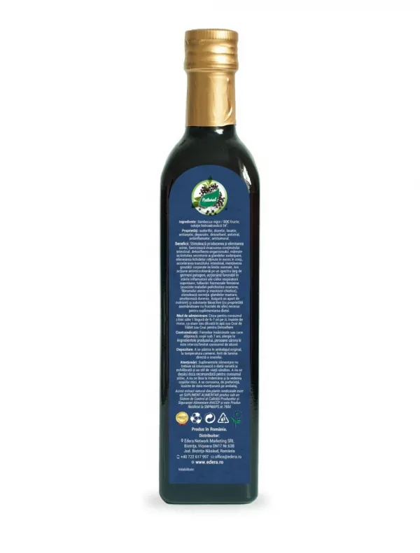 Detoxifiere  - Tinctură din fructe de Soc 500 ml (3747), edera.ro