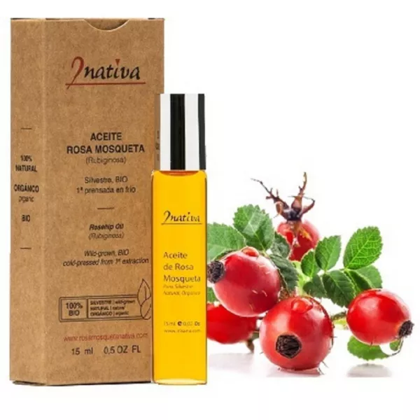 Anti-aging (riduri) - Ulei de Rosa Mosqueta 100% PUR Certificat BIOCHILE! 15 ml , edera.ro