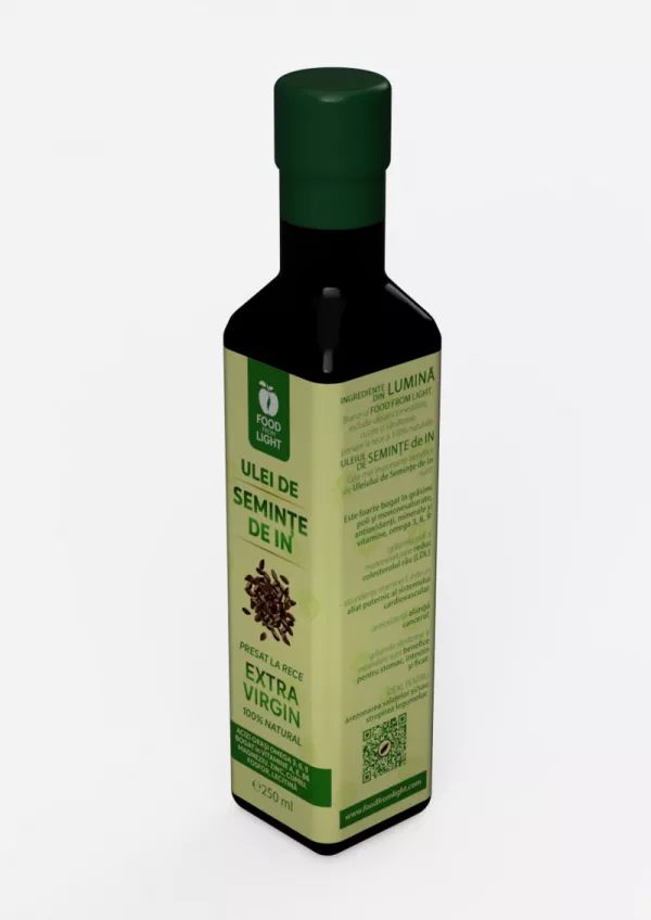 Suplimente naturale și vitamine - Ulei de semințe de In 250 ml , edera.ro
