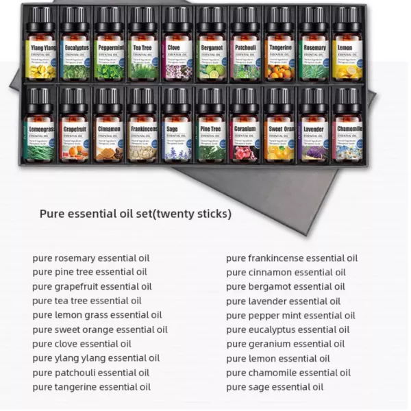 Corp -  Loțiune / Cremă / Ulei - Ulei Esențial PUR Set 20 bucăți x 10 ml  , edera.ro