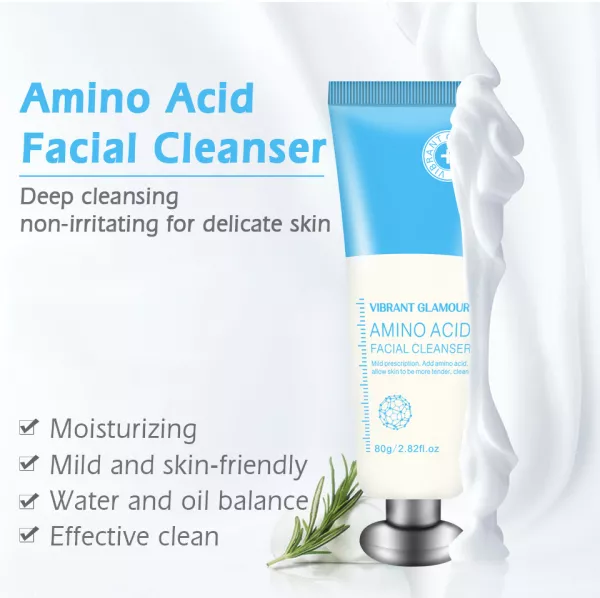 Seria Hyaluronic Acid - Vibrant Glamour Amino-Acid Facial Cleanser 80 gr. (4061), edera.ro