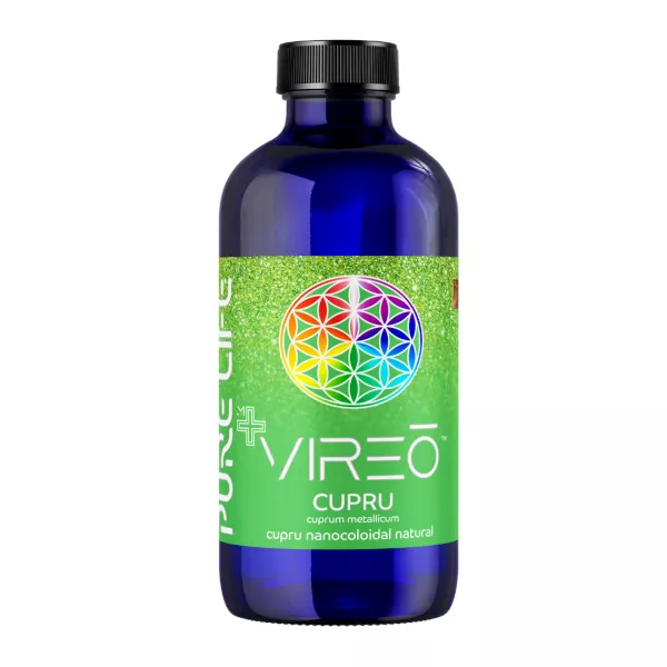 Minerale nanocoloidale - VIREO™ 21ppm 240 ml cu măsură gradată, edera.ro