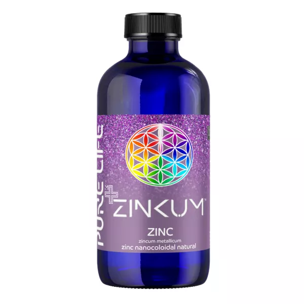 Minerale nanocoloidale - ZINKUM™ 25ppm 240 ml cu măsură gradată, edera.ro