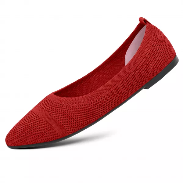 Eco Ballerinas Ascutit Rosu 42 9009553976566.html