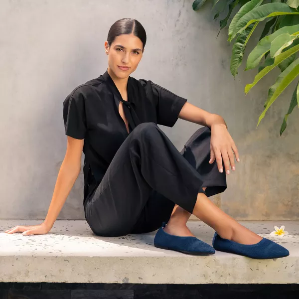 Eco Ballerinas Ascutit Bleumarin 41 9009553980037.html