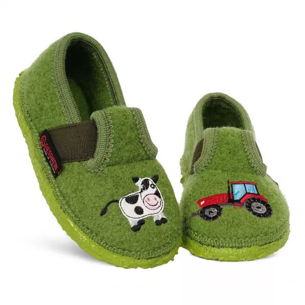 Papuci De Casa Din Lana Model Toging Verde 27 9009553935860.html