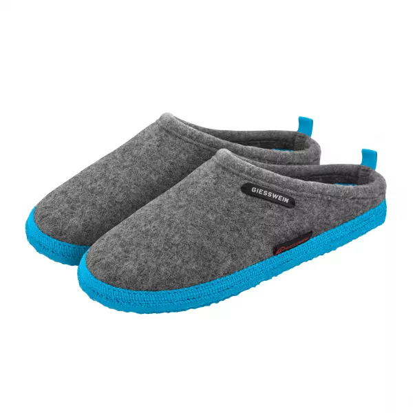 Papuci De Casa Din Lana Woolpops Gri Turcoaz 36 9009553961388.html