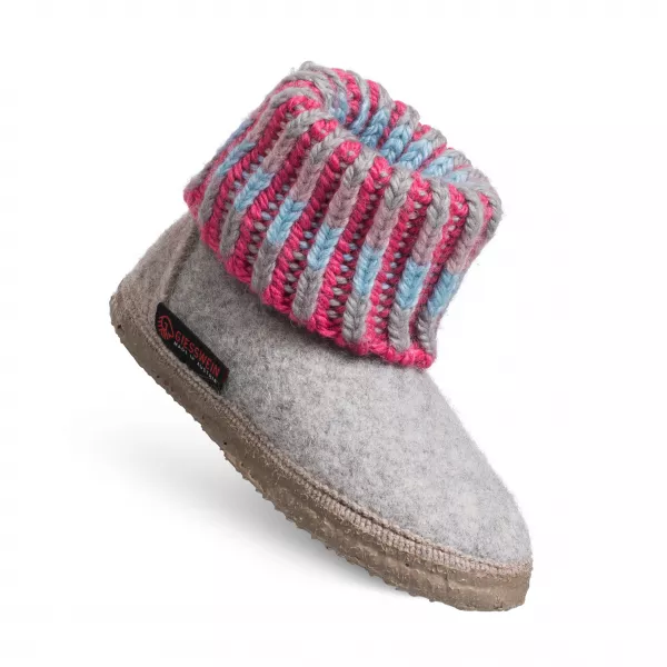 Papuci De Casa Kronau Din Lana Unisex Gri Deschis 29 9009553814592.html