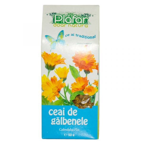 Ceai Galbenele Flori 50gr Plafar Ceaiuri Pentru Afectiuni