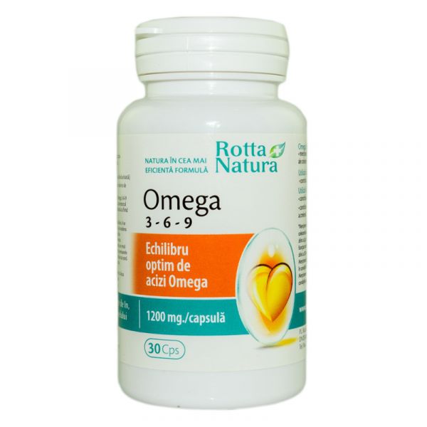 Omega 3 6 9 30cps Rotta Natura Capsule Comprimate