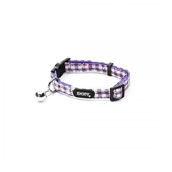 Zgarda Din Bumbac Pentru Pisici Enjoy S 21 32 Cm 131588 Bu
