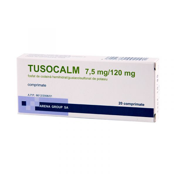 Prospect Medicament - Tusocalm, comprimate, 7,5 mg/ mg