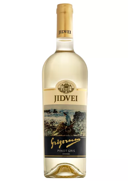 Vin alb demisec Pinot Gris Grigorescu 0.75L Jidvei