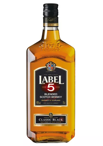 Whisky scotch 0.7l Label 5