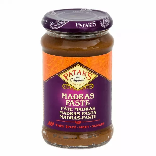 Pasta curry Madras hot PATAKS 283g PATAK'S ᐈ AsianFood.ro