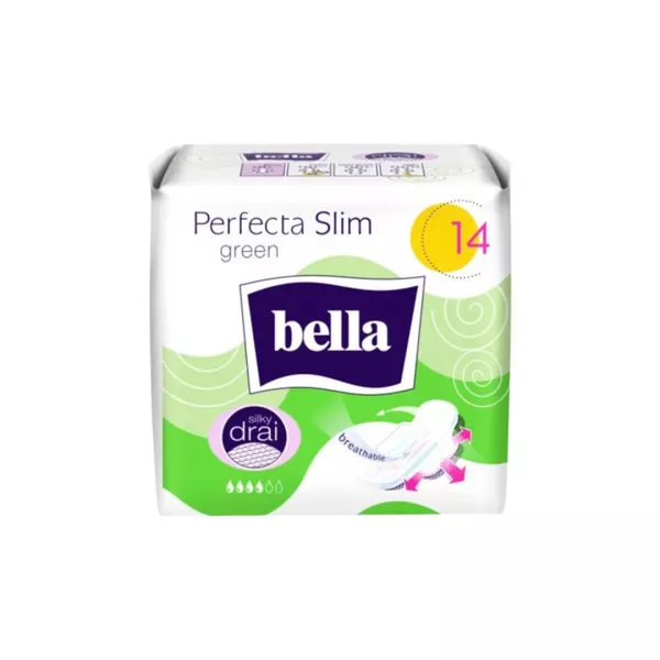 Absorbante Bella Perfecta Green, 14 bucati