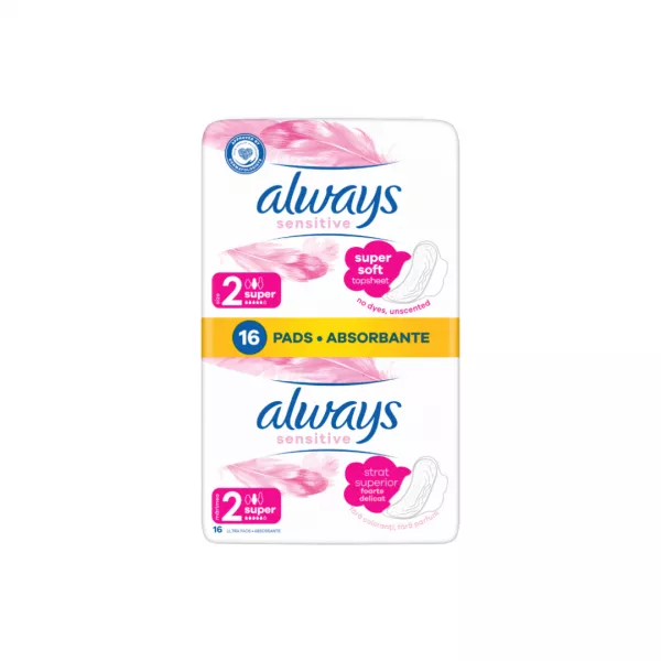Absorbante Sensitive Duo Pack Ultra Super Plus, 16 bucati, Always
