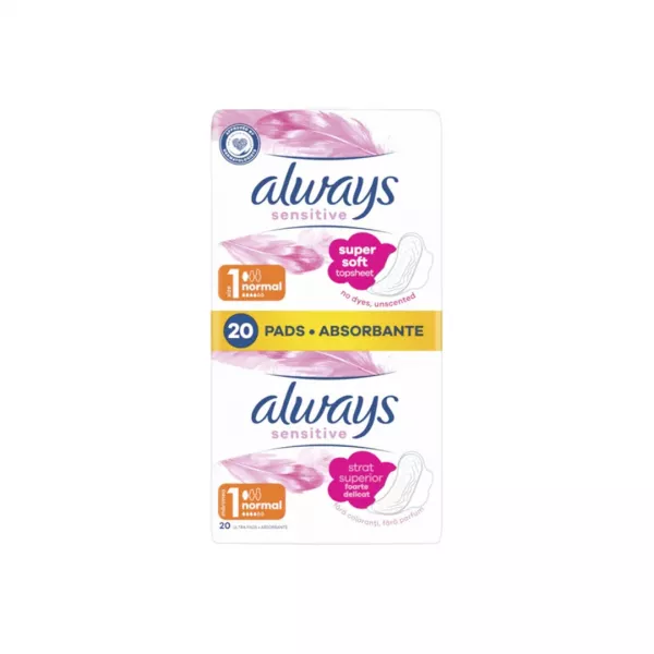 Absorbante Ultra Sensitive Normal, 20 bucati, Always