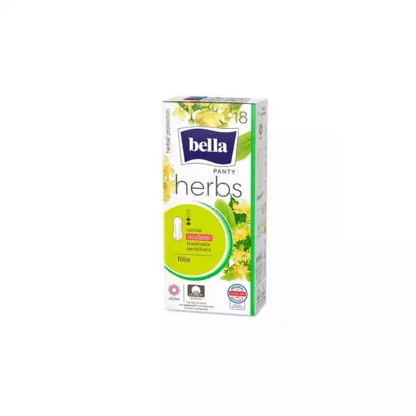 Absorbante zilnice Herbs Panty Floare de tei Mixform, 18 bucati, Bella