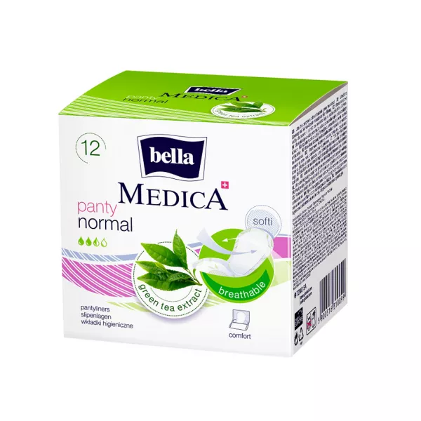 Absorbante zilnice Medica Panty Normal, 12 bucati, Bella