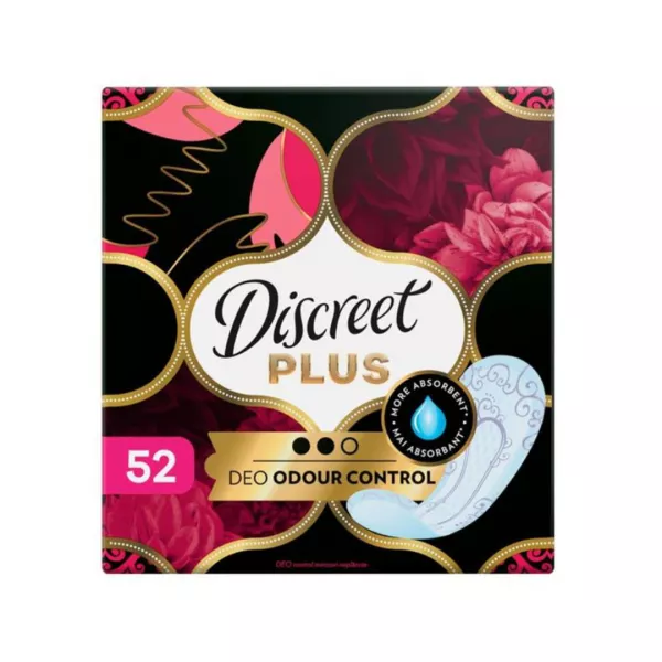 Absorbante Zilnice Parfumate - Discreet Plus Deo Odour Control, 52 bucati, Always