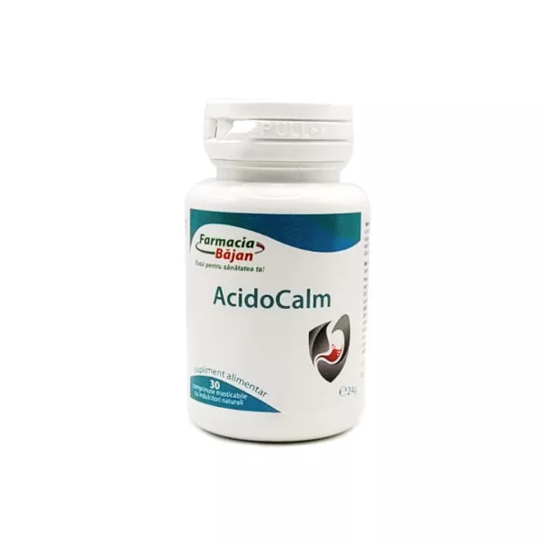 Acidocalm, 30 comprimate, Farmacia Bajan