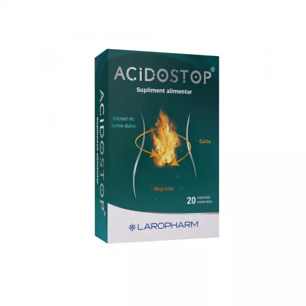 Acidostop, 20 comprimate, Laropharm