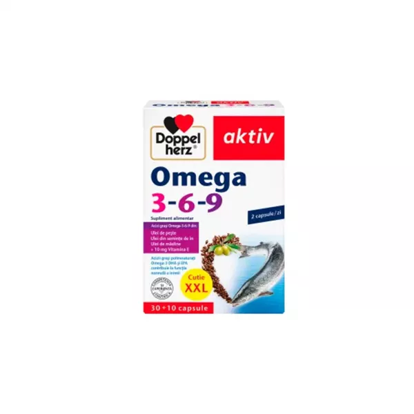 Aktiv Omega-3-6-9, 40 capsule XXL, Doppelherz