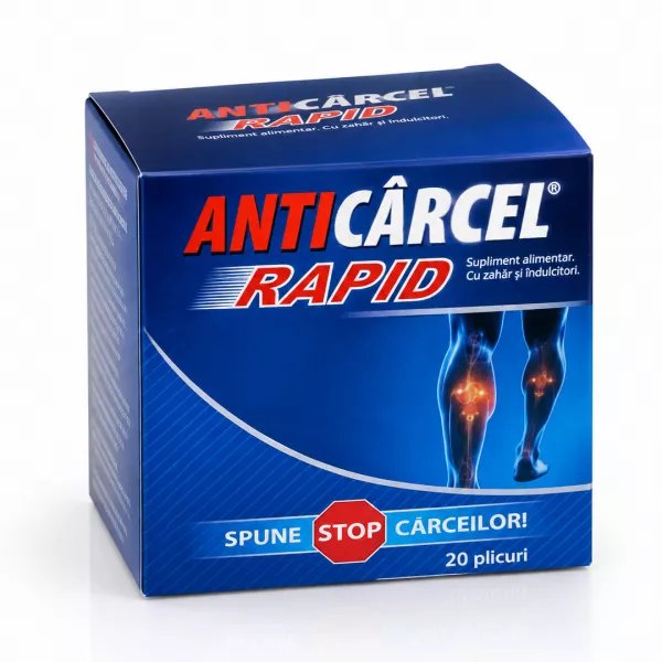 Anticarcel Rapid, 20 plicuri, Zdrovit
