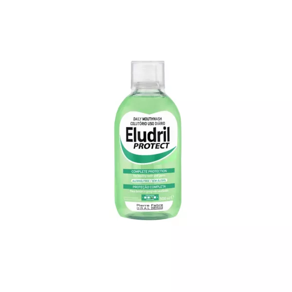Apa de gura anti-placa, 500 ml, Eludril Protect