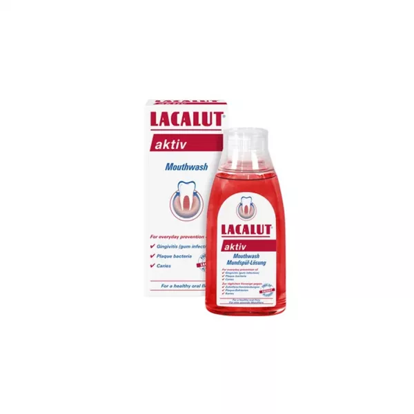 Apa de gura Antiplaque, 300 ml, Lacalut