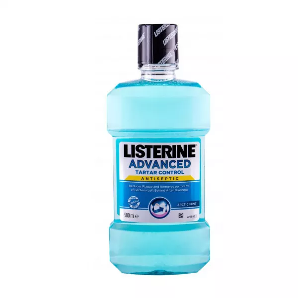 Apa de gura, Mouthwash Advanced Tartar Control, 500 ml, Listerine