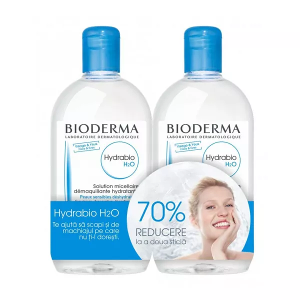 Apa Micelara Hydrabio H2O, 500 ml(al 2-lea cu 70% Reducere), Bioderma