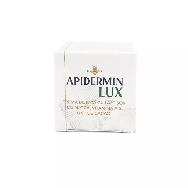 Crema de fata cu laptisor de matca Apidermin Lux, 50 ml, Complex Apicol Veceslav