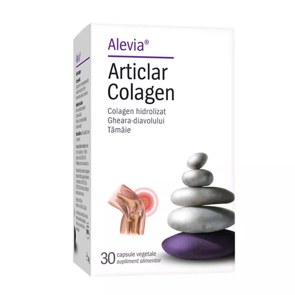 Articlar Colagen, 30 capsule vegetale, Alevia