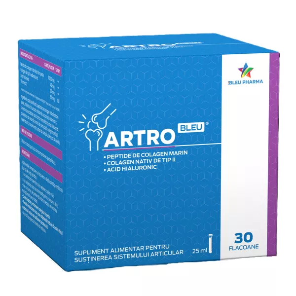 Artro Bleu, 30 flacoane x 25 ml, Bleu Pharma