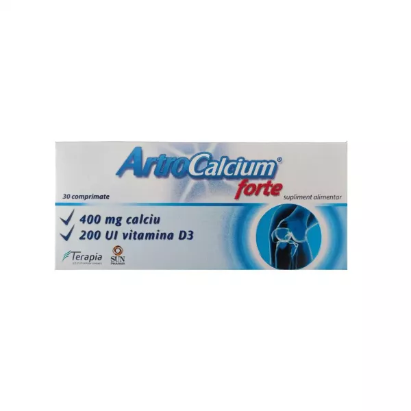 ArtroCalcium forte, 30 comprimate, Terapia