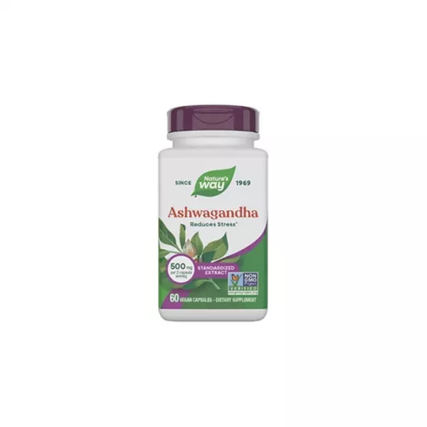 Ashwagandha SE 500mg Nature's Way, 60 capsule, Secom