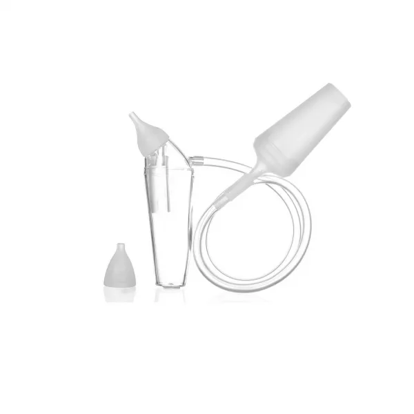 Aspirator nazal Minut Baby, 2 varfuri de silicon, aspiratie 2 in 1